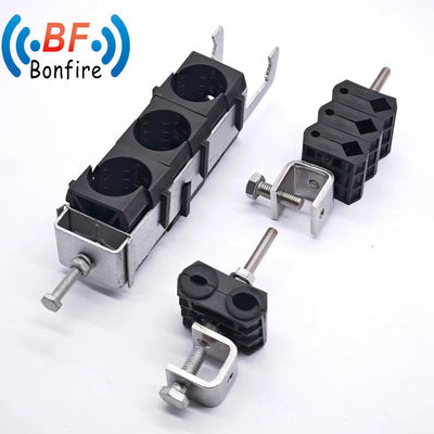 Serre-câble à double alimentation noire pour les services de fabrication OEM/ODM personnalisés