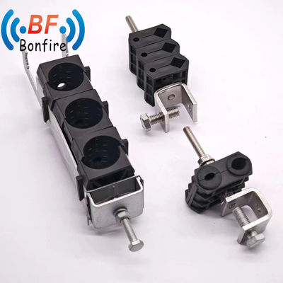 Serre-câble à double alimentation noire pour les services de fabrication OEM/ODM personnalisés