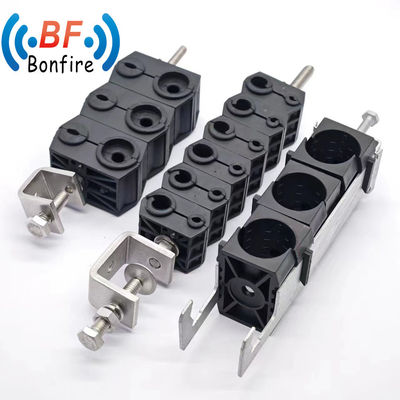 Serre-câble à double alimentation noire pour les services de fabrication OEM/ODM personnalisés
