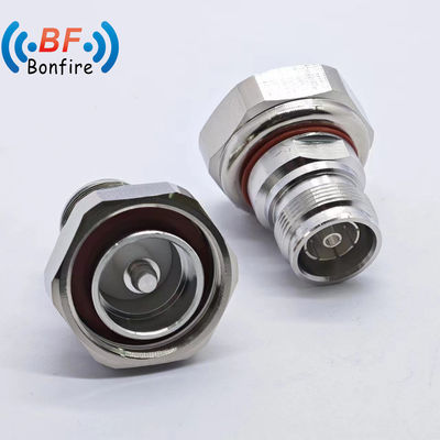 Connecteur RF 4.3-10 mâle à 7/16 DIN femelle type droit LJQ-XXXXX
