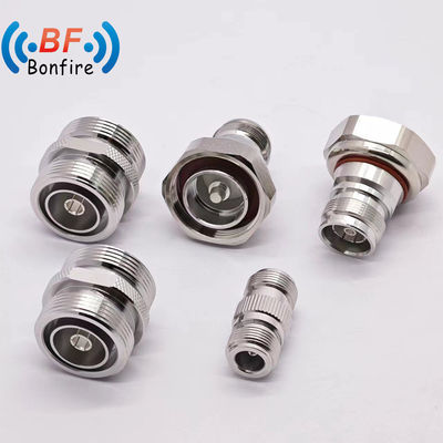 Connecteur RF 4.3-10 mâle à 7/16 DIN femelle type droit LJQ-XXXXX