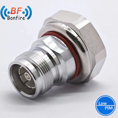 LJQ -XXXXX 4.3-10 Connecteur coaxial mâle à 7/16 DIN femelle pour câble superflexible de 1/2 &quot;