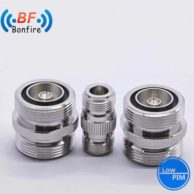 Directement IP 67 connecteur coaxial RF imperméable à l'eau connecteur DIN-masculin avec PIM -155dbc