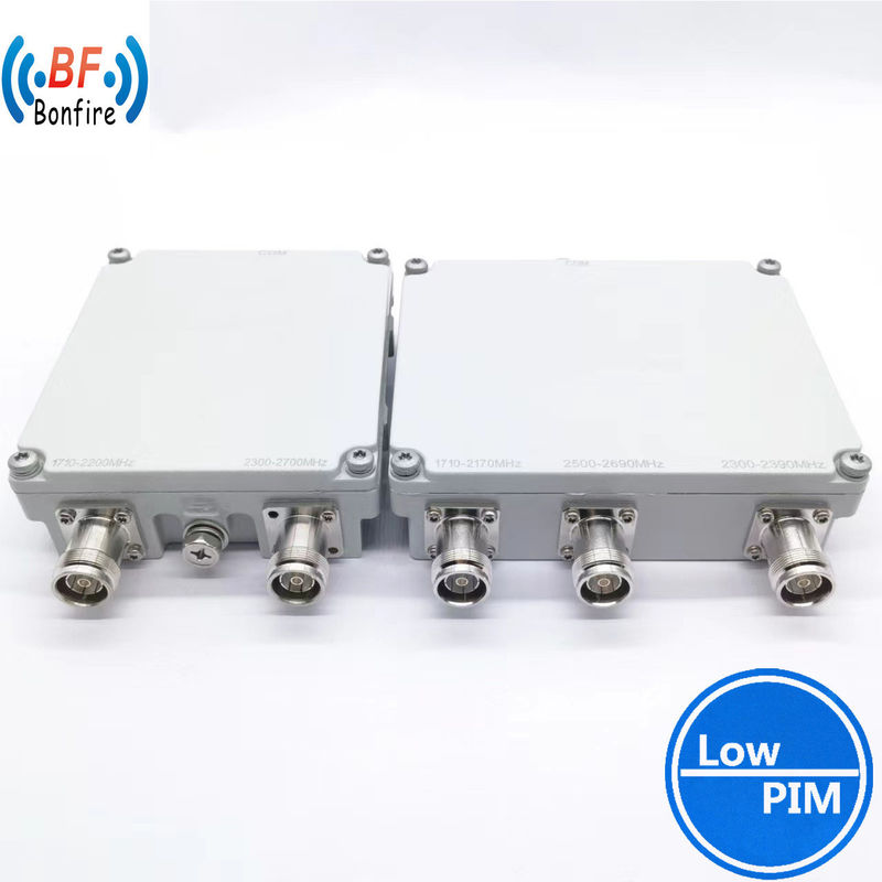 1710-1880/1920-2690MHz Unité double RF à double double-diplexeur pour les applications intérieures et extérieures IP65