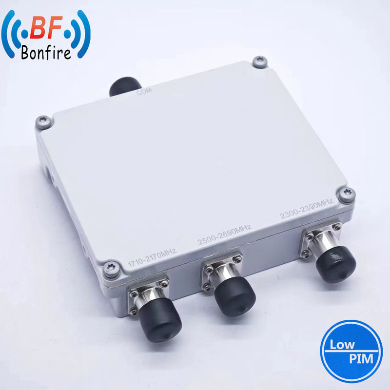 1710-2170MHz RF Triplexer Passive Combiner N Femme pour le réseau du bâtiment HLQ-XXXXX