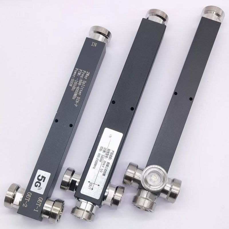 617-4000MHz DIN F 2/3/4 Way bas Pim réactif haut débit Splitter Das pour l'extérieur IP65