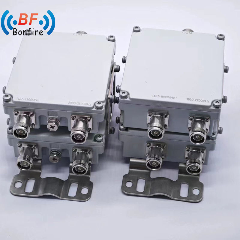 Combinaison de duplexateur RF féminin sur mesure pour la double bande 1710-1880 1920-2170MHz