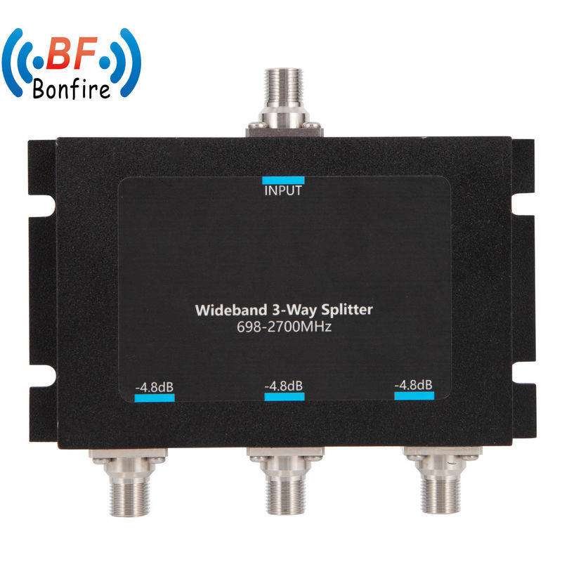 Splitter à bande large RF 3 voies pour les communications intérieures