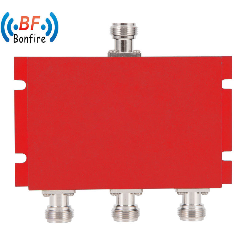 136-174 MHz 3 voies Red RF Micro Strip Divider de puissance UHF Divider VHF avec capacité intérieure