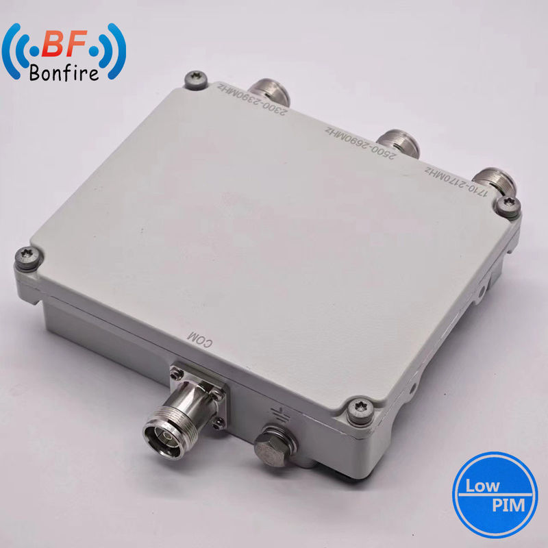 Triplexeur RF Diplexer 1710-1880 1920-2170 2300-2400 2500-2700MHz Double combiné avec connecteur féminin DIN