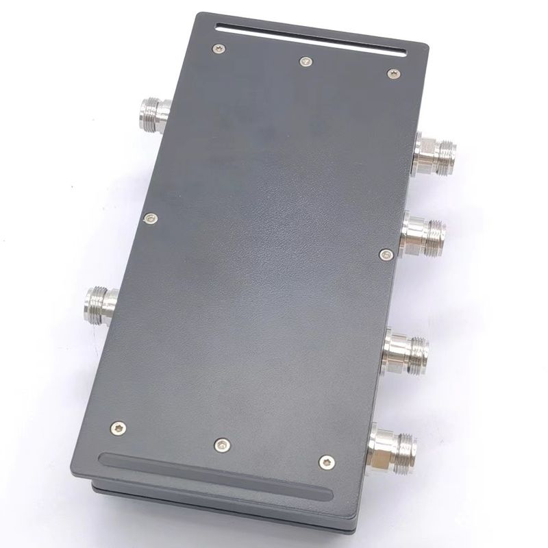 698-3800MHz 4X2 Coupler hybride N type pour le bâtiment Package rouge Poids brut 2.800kg