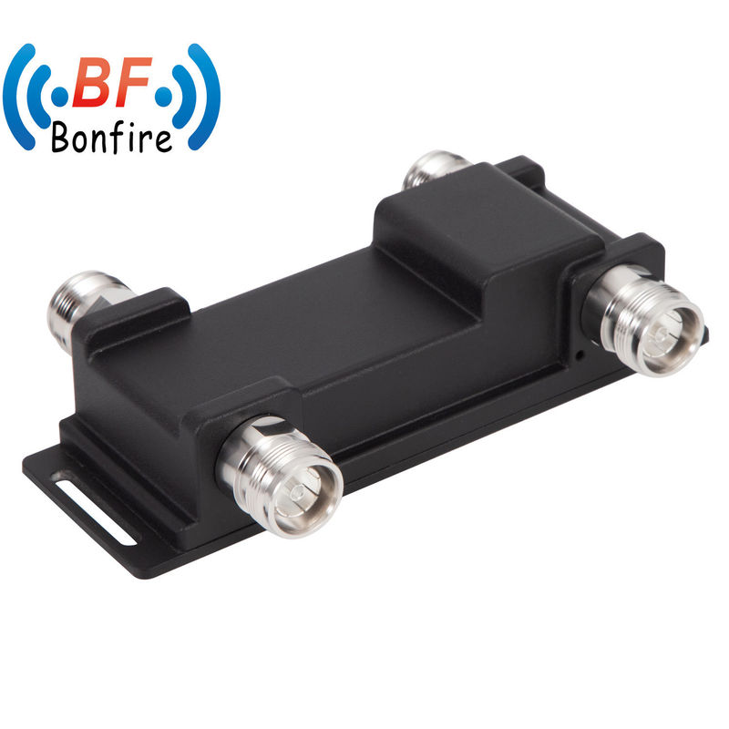 Coupleur hybride RF hybride de 300W 2X2 617-3800MHz Combinateur hybride 4.3-10-F pour intérieur / extérieur