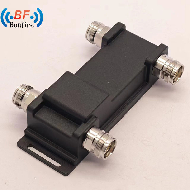 4.3-10-F/DIN-F/N-F Interface 698-4000MHz 2X2 sortie Combinaison hybride avec connecteur N-F