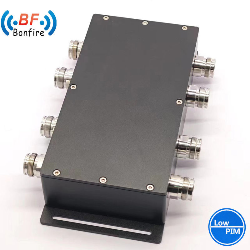 4.3-10-F/DIN-F/N-F Interface VHF RF Hybrid Combiner 698-3800MHz Coupler hybride à quatre voies