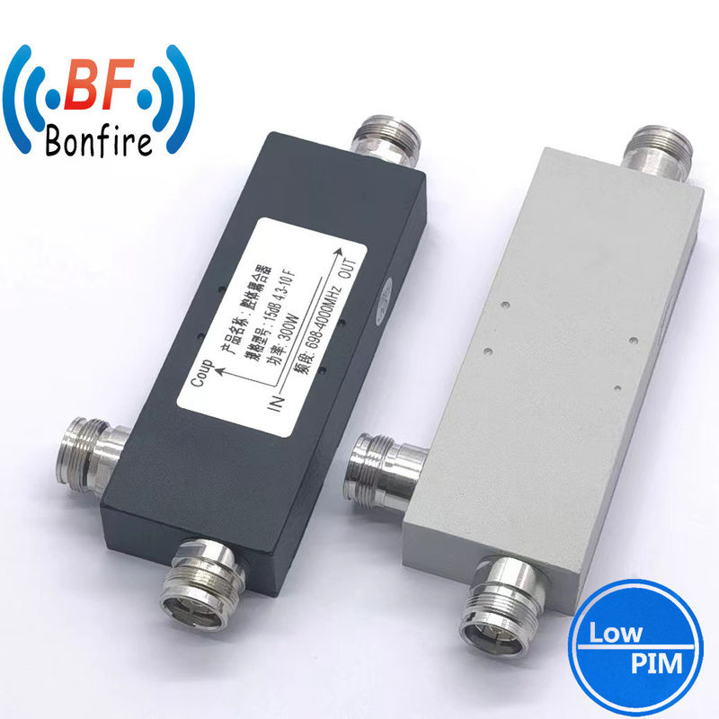 Accouplement directionnel RF de 600-3800MHz à 20 dB pour système radio bidirectionnel personnalisé/gris