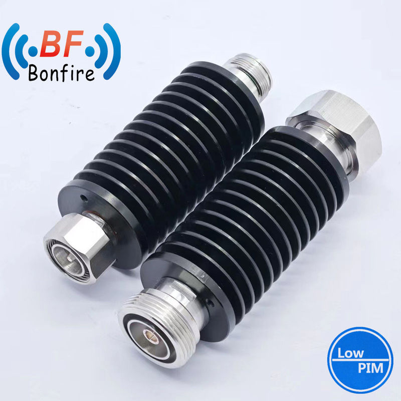 Attenuateur de câble coaxial RF à charge factice de communication grise N DC-3800MHz de mâle à femelle