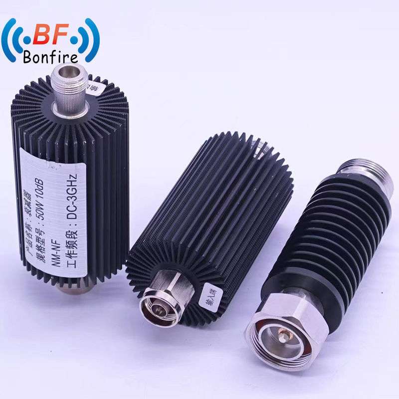 50W basse tension DC-3800MHz Attenuateur réglable RF variable Attenuateur fixe 10dB 20dB