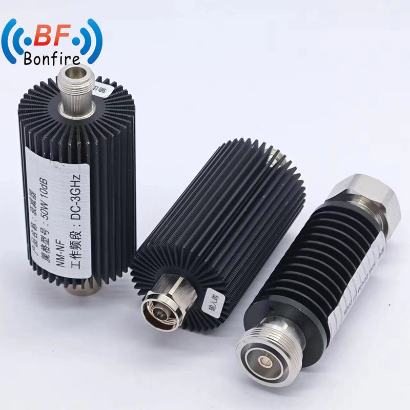 50W DC-3800MHz 3/6/10/15/20/40dB Attenuateur variable pour les signaux RF Interface N-M/N-F