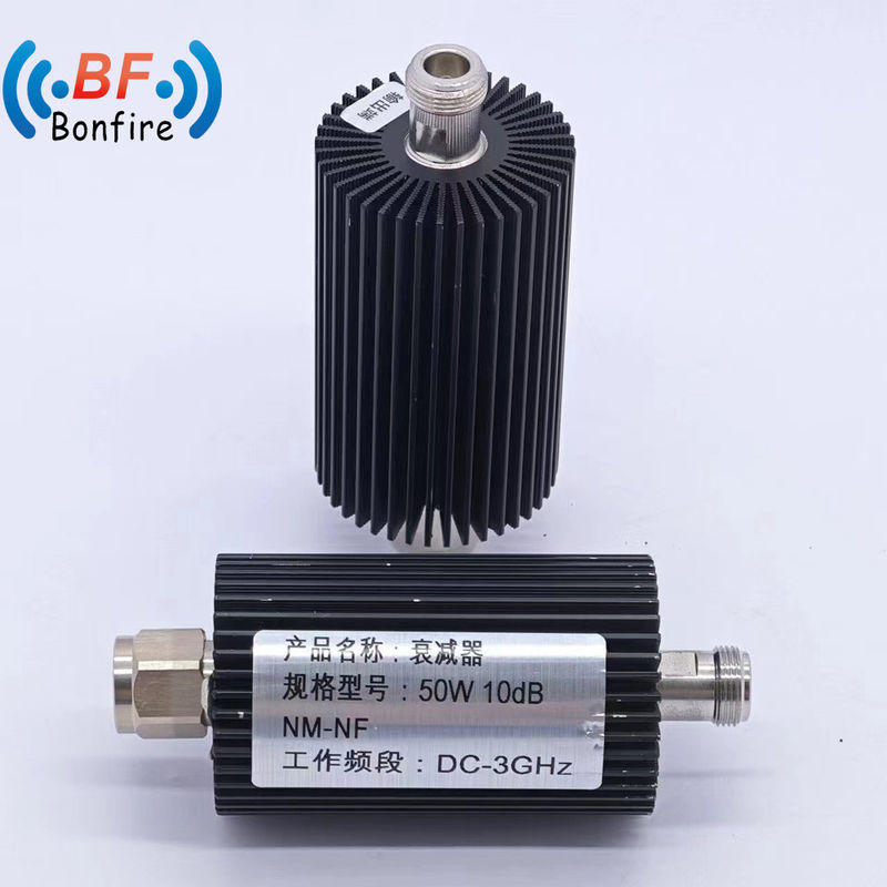 Attenuateur coaxiale RF à N-joint de 200 W avec une attenuation réglable de 3 à 40 dB