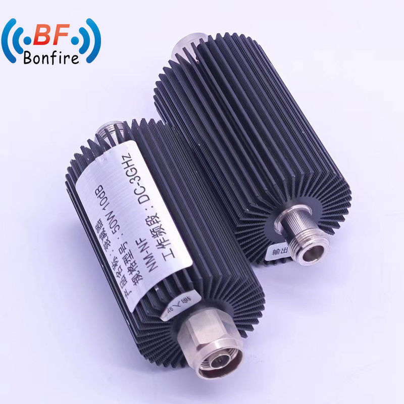 100W 50 Ohm N Attenteurs en ligne Amplificateurs et appareils actifs Valeur d'atténuation 3-30dB