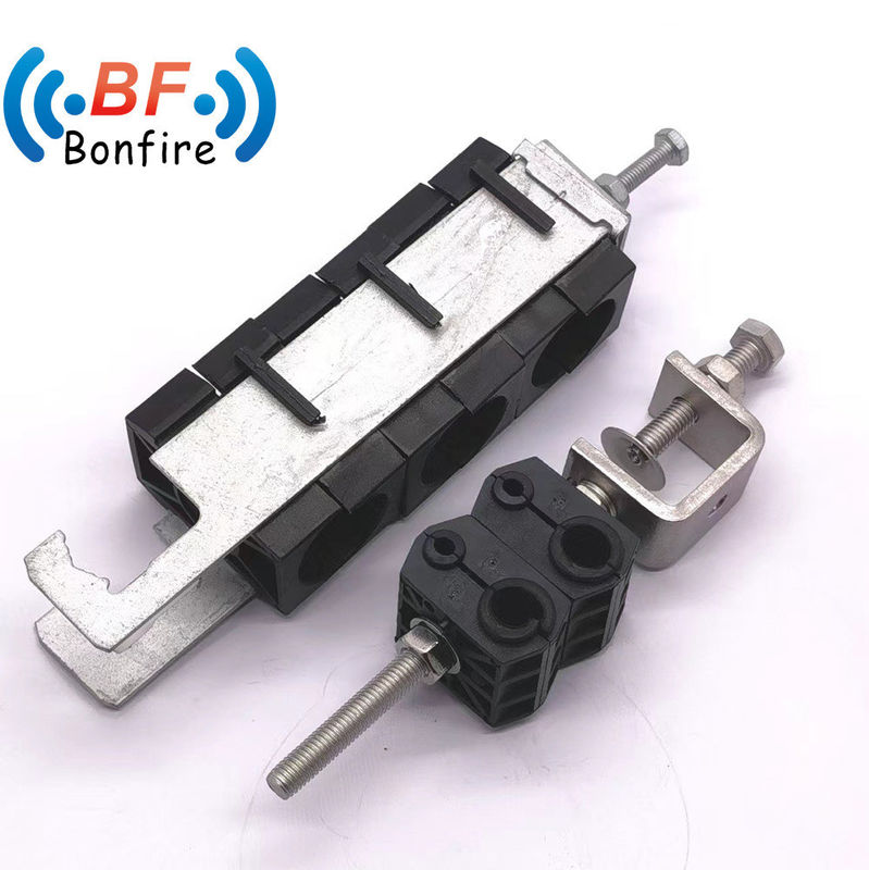 15.00cm * 6.00cm * 1.50cm Package 3 Way Feeder Clamp pour les fibres et les câbles électriques de 5 mm