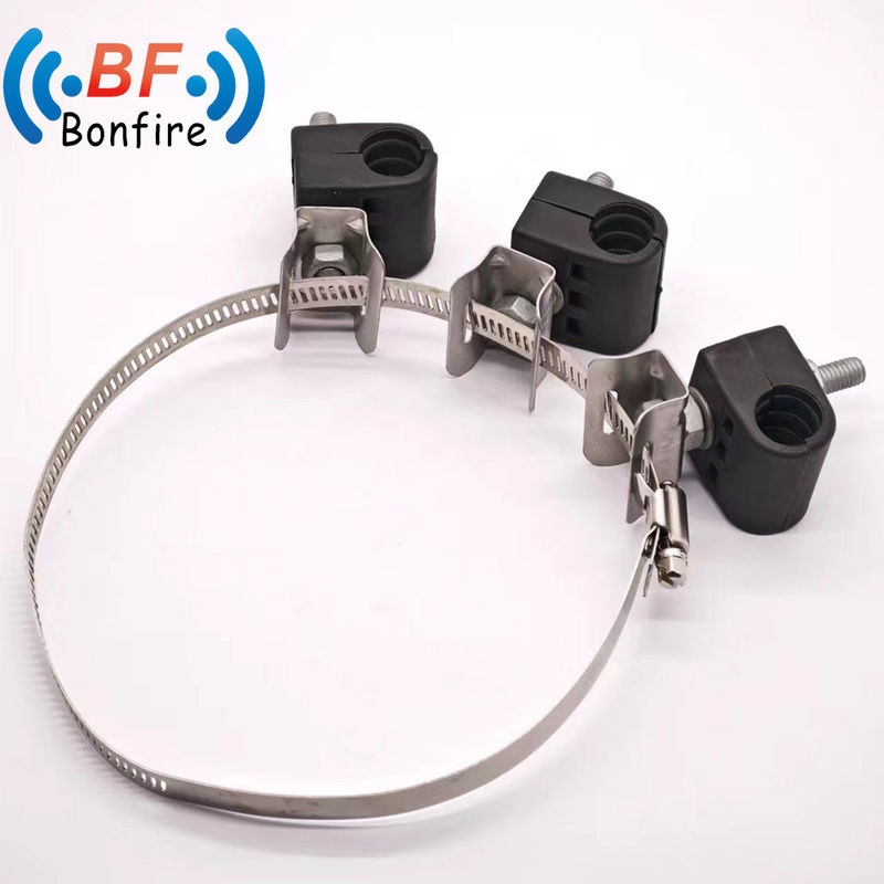 Serrures d'alimentation à trois voies de fibres et de câbles d'alimentation 23.5-30.1 mm 2* 4-8 mm pour la gestion des câbles