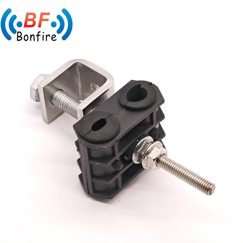 Serre-câble à alimentation en acier inoxydable pour câble suspendu