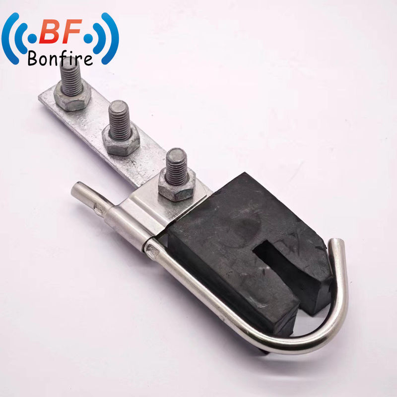 KXK-XXXXX Maxdao Rru Clamps d'alimentation en fibre optique pour câble coaxial de 1/2 pouce Poids brut 0,410 kg