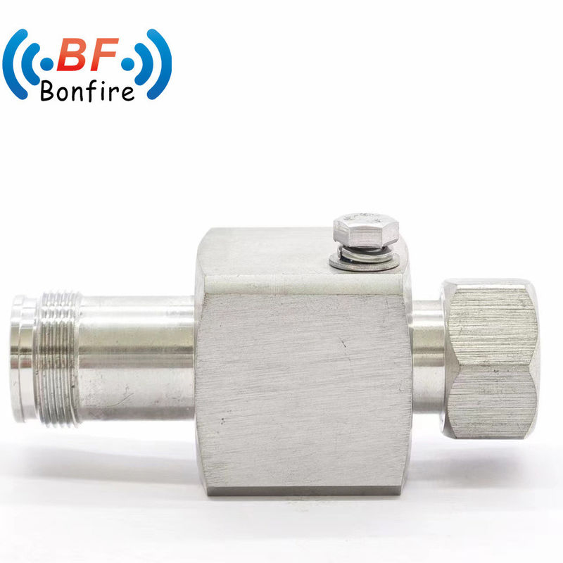 Réglageur de surtension radio gris 698-3800MHz N SMA Connecteur coaxial Protègeur contre la foudre