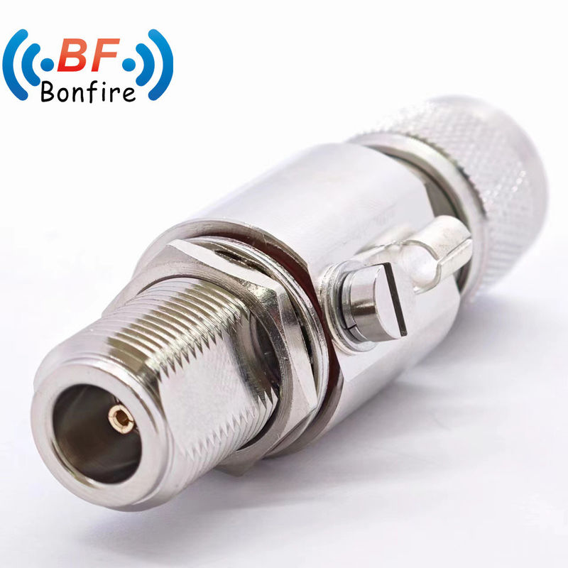 BLQ-XXXXX 698-3800MHz RF double protecteur contre la foudre féminin N-F à 4.3-10-F Surge Arrestor