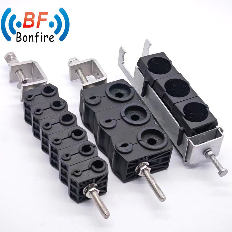 KXK-XXXXX Serre-câble d'alimentation pour double câble RF Serre-câble pour s'adapter aux câbles ondulés de 1/2 &quot;