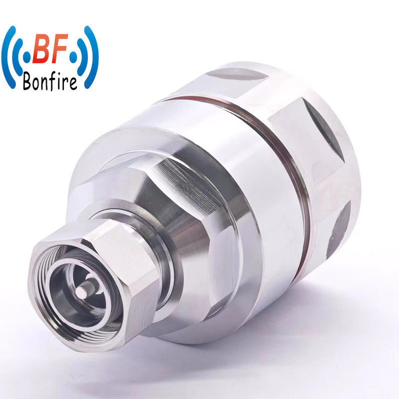 7/8&quot; câble coaxiale flexible 4.3-10 connecteur RF mâle avec faible perte d'insertion de 0,1 dB
