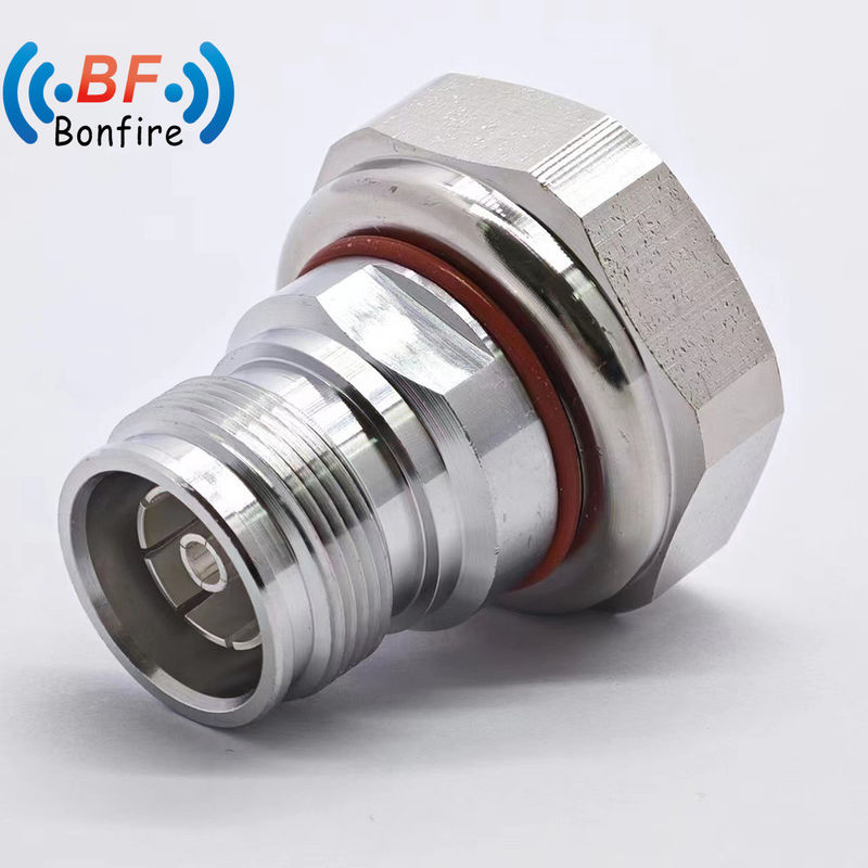 Connecteur d'adaptateur RF bas Pim 4.3-10 mâle à 7/16 DIN femelle avec taux d'étanchéité IP 67