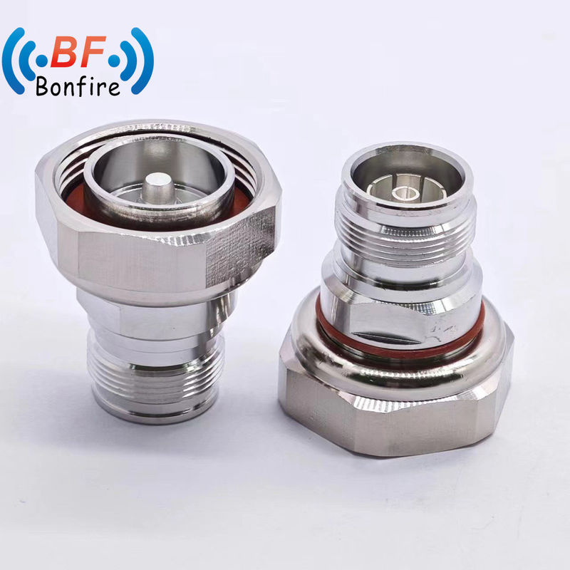 Connecteur RF à faible PIM -160dbc DC-4GHz 4.3/10 Adaptateur RF mâle à N femelle pour matériaux
