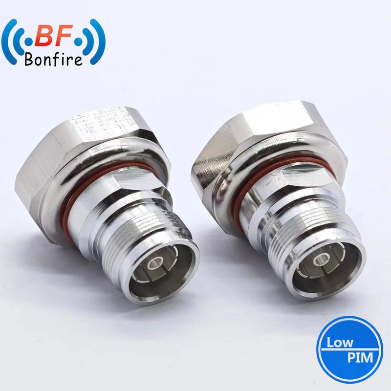 LJQ -XXXXX 4.3-10 Connecteur coaxial mâle à 7/16 DIN femelle pour câble superflexible de 1/2 &quot;